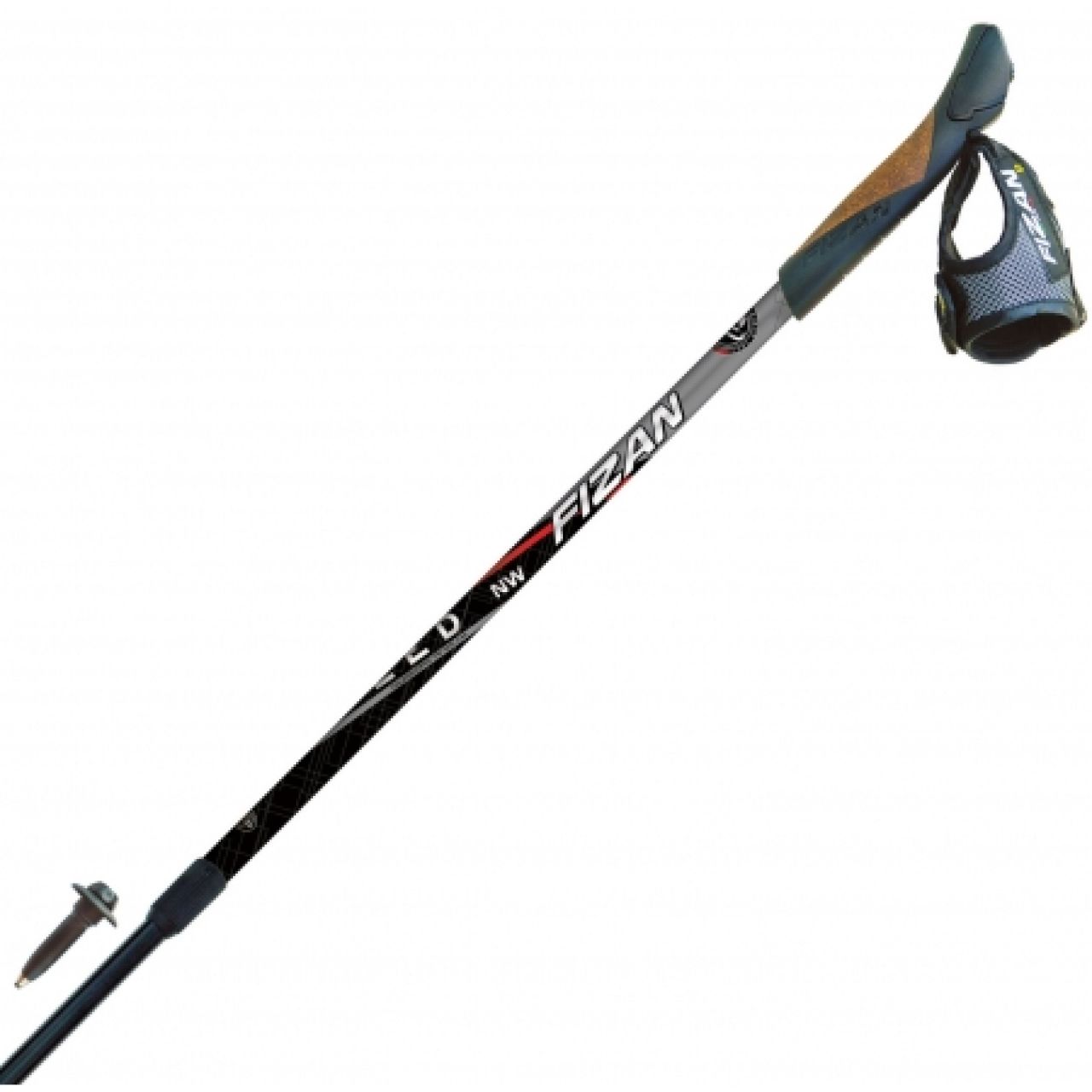 FIZAN NW SPEED NOIRS  Batons de marche nordique telescopique