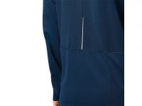 ASICS LITE SHOW  WINTER LS DEMI ZIP TOP FRENCH BLUE Maillot chaud pas cher