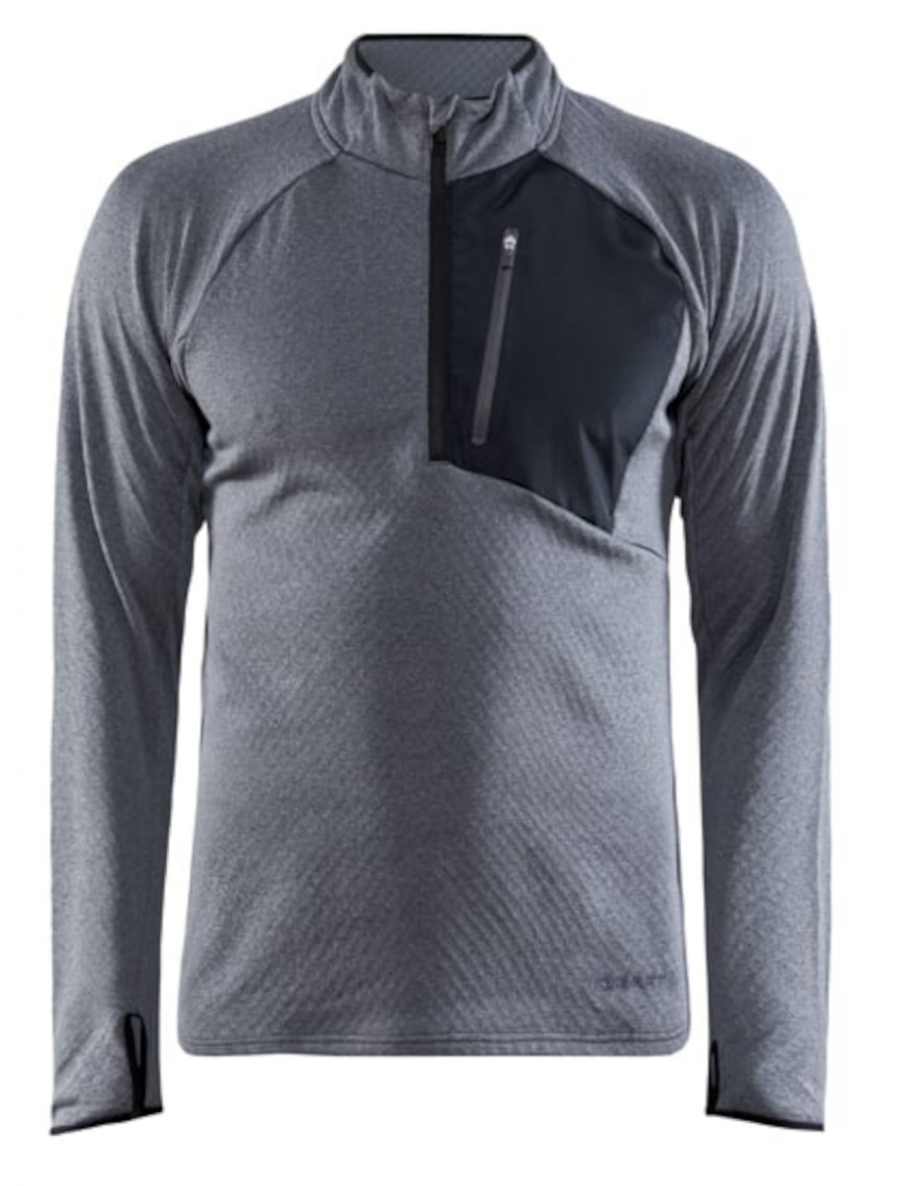 CRAFT CORE TRIM THERMAL MIDLAYER DARK GREY Maillot chaud