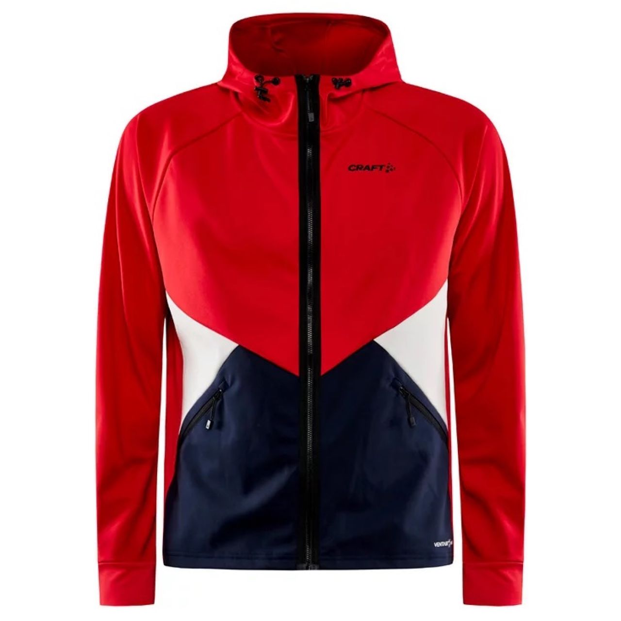 CRAFT VESTE GLIDE HOOD JKT BLAZE LYCHEE  Veste ski nordique