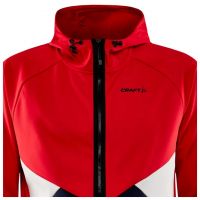 CRAFT VESTE GLIDE HOOD JKT BLAZE LYCHEE  Veste ski nordique pas cher