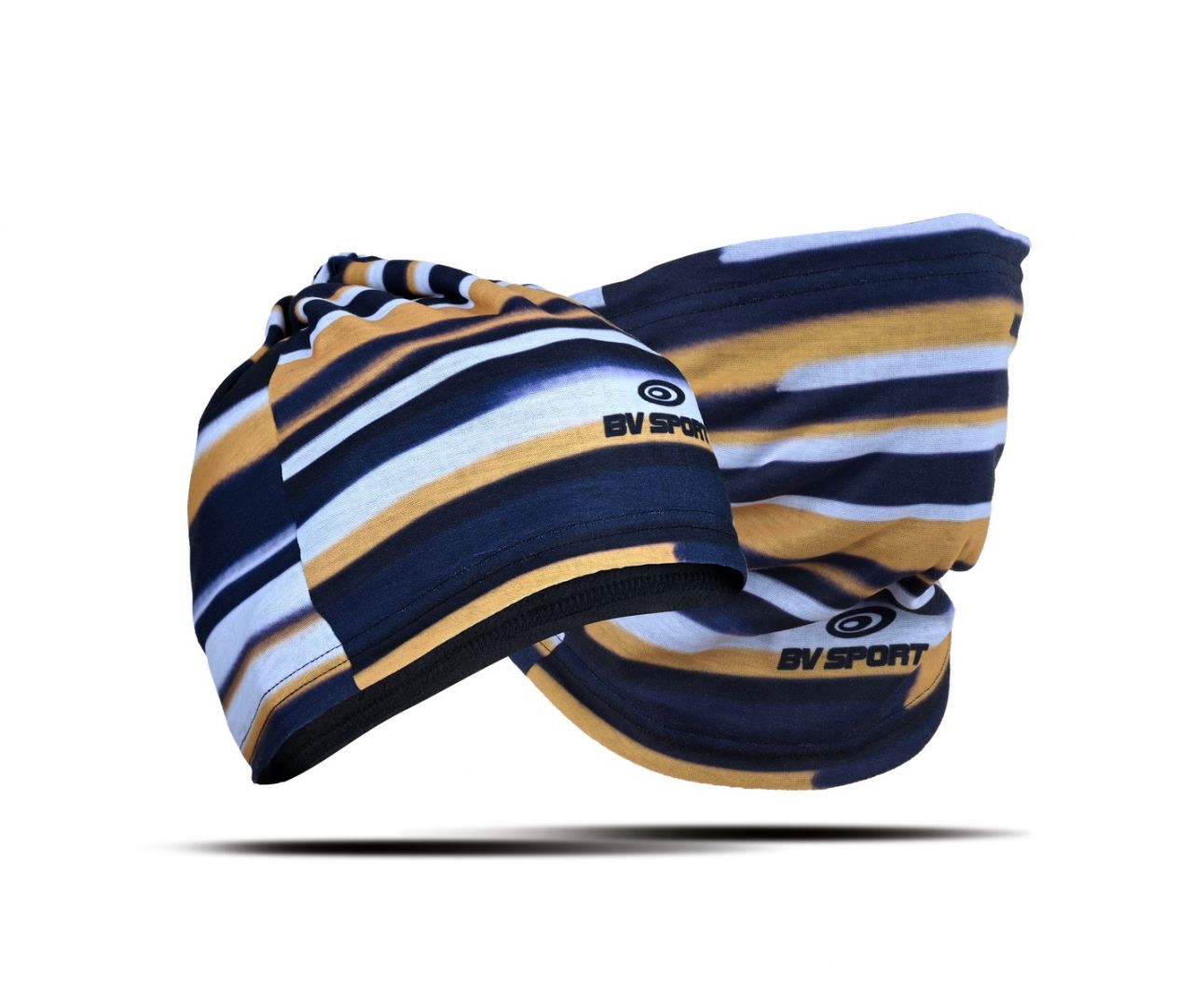 BV SPORT BONNET MULTIFONCTION MARINE JAUNE TU Tour de cou multifonctions