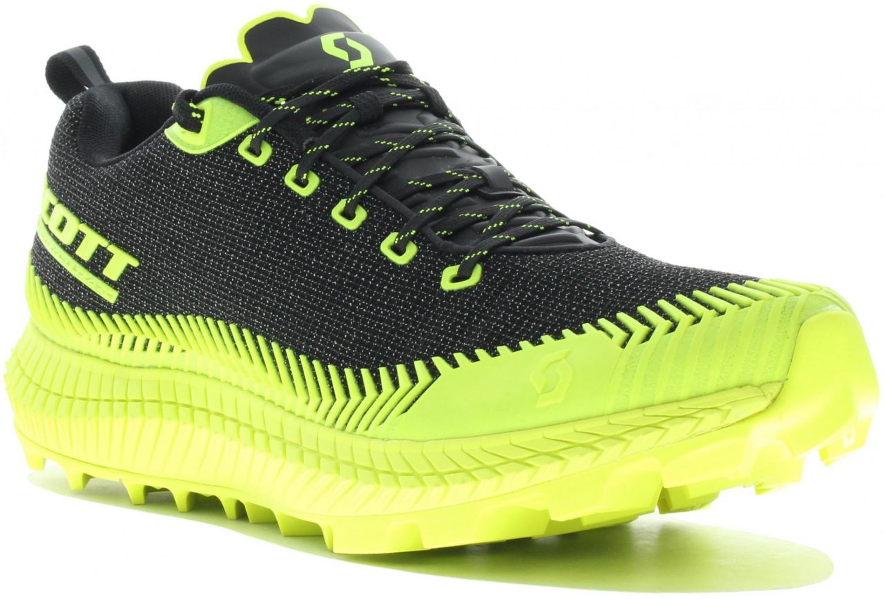 SCOTT SUPERTRAC  ULTRA RC NOIRE ET JAUNE Chaussures de Trail