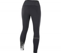 SALOMON XA WARM TIGHT NOIR  Collant running femme pas cher