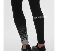 SALOMON XA WARM TIGHT NOIR  Collant running femme pas cher