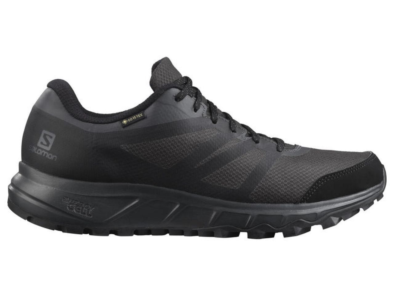 SALOMON TRAILSTER 2 GTX PHANTOM EBONY BLACK Chaussures trail salomon