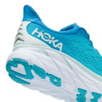 HOKA CLIFTON 8 IBIZA BLUE  Chaussures de running pas cher