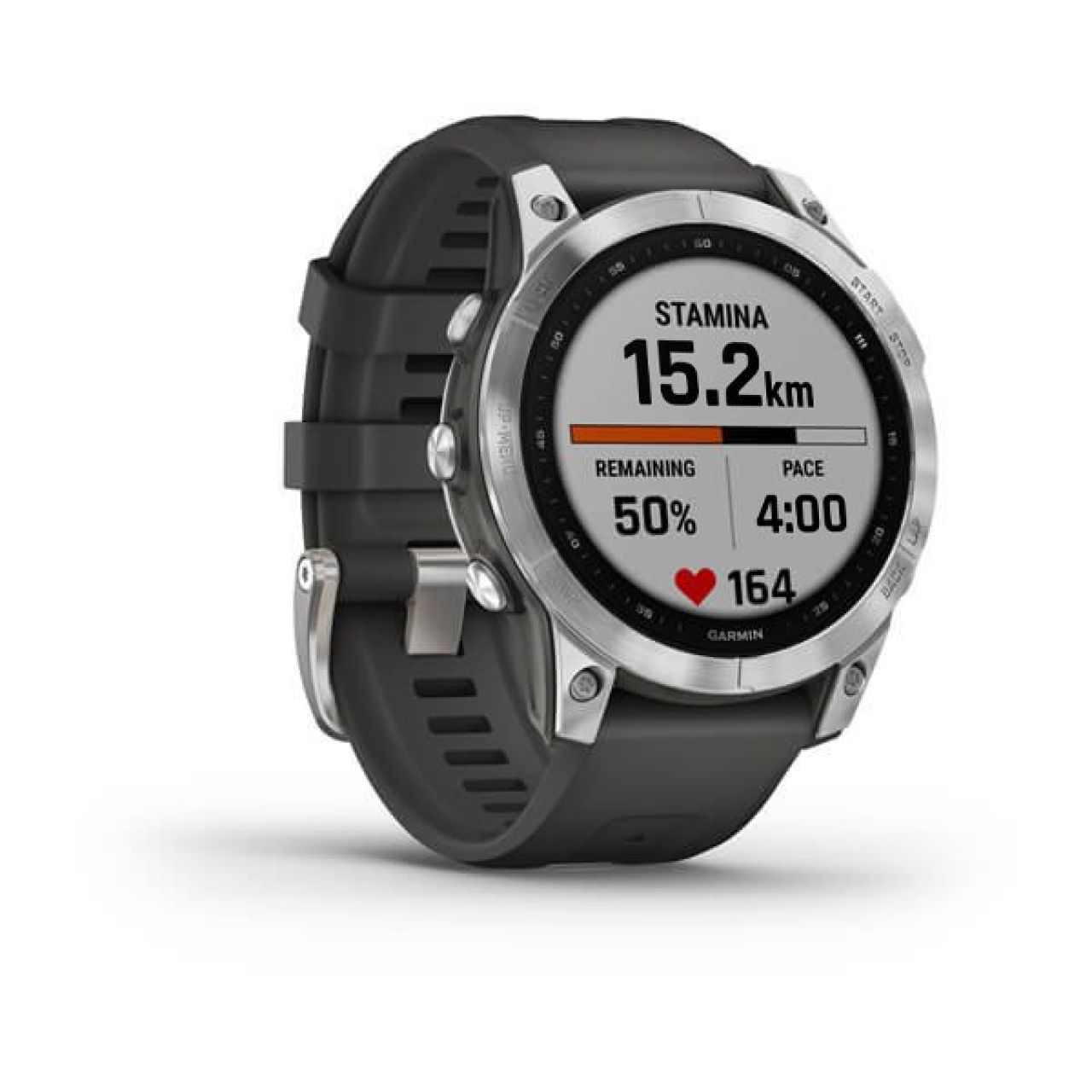 GARMIN FENIX 7 SILVER AVEC BRACELET GRIS