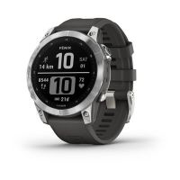 GARMIN FENIX 7 SILVER AVEC BRACELET GRIS pas cher