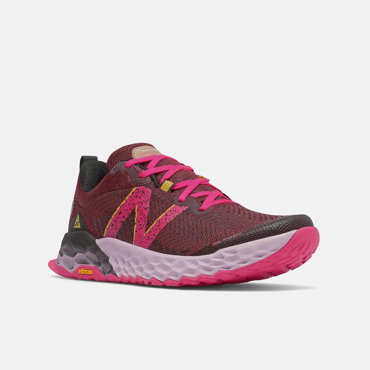 NEW BALANCE FRESH FOAM HIERRO V6 GARNET ET PINK chaussure de  trail femme