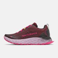 NEW BALANCE FRESH FOAM HIERRO V6 GARNET ET PINK chaussure de  trail femme pas cher