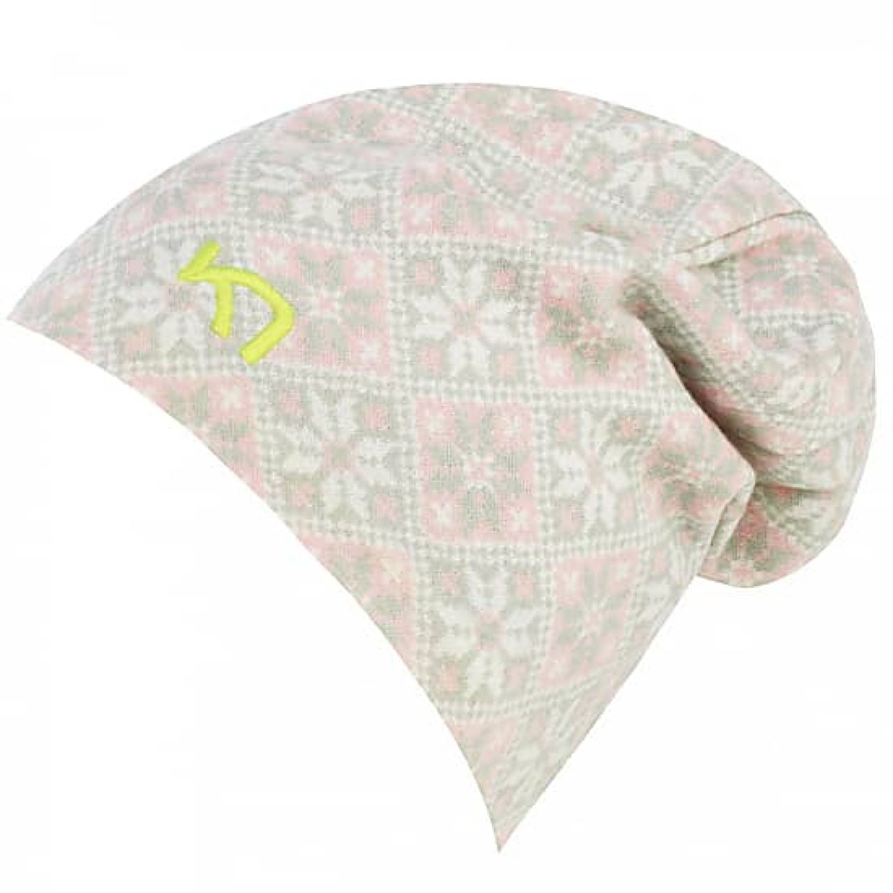 KARI TRAA ROSE BEANIE SLATE Bonnet en laine merinos