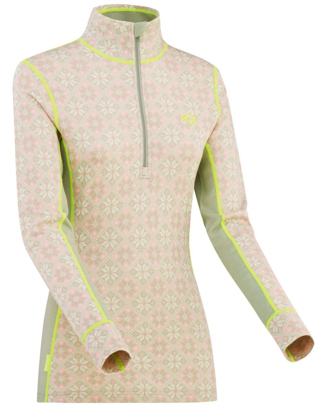 KARI TRAA ROSE  H/Z SLATE Sous vetement technique en laine merinos