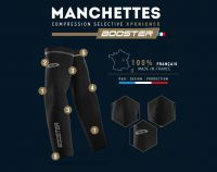 BV SPORT MANCHETTES BOOSTER NOIRES  Manchettes compressives pas cher