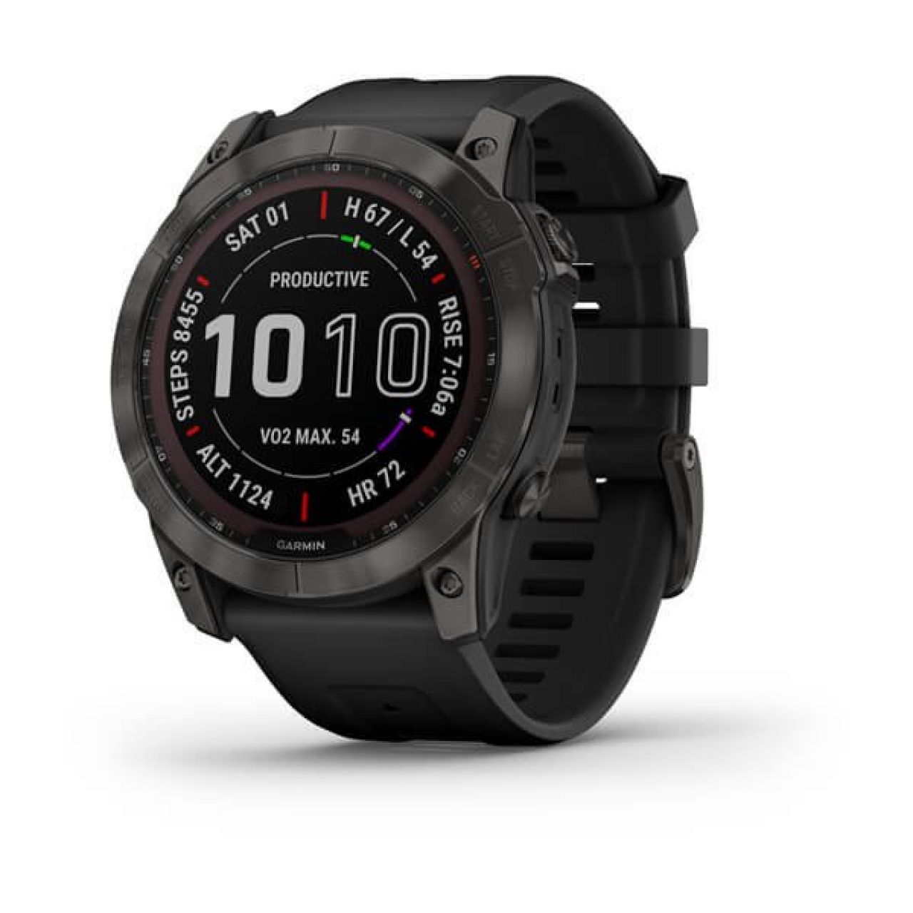 GARMIN FENIX 7X SAPHIRE SOLAR TITANE NOIRE