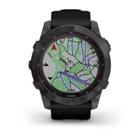 GARMIN FENIX 7X SAPHIRE SOLAR TITANE NOIRE pas cher