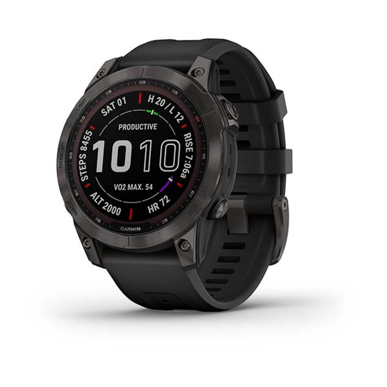 GARMIN FENIX 7 SAPHIRE SOLAR NOIRE