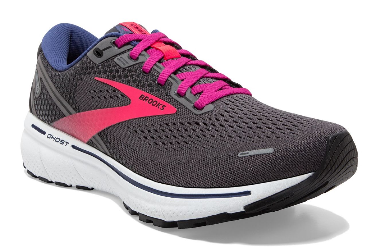 BROOKS GHOST 14 PEARL, BLACK  ET PINK Chaussures de running