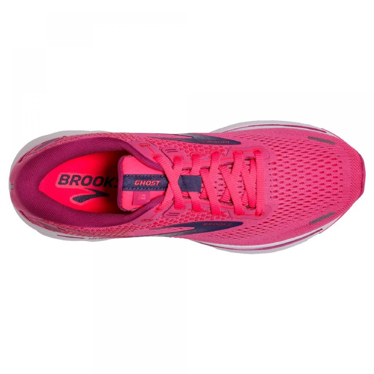 brooks ghost pink