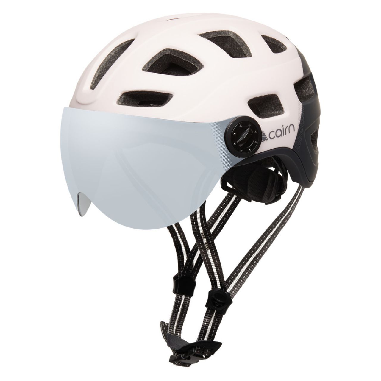 CAIRN CASQUE QUARTZ VISOR LED USB POWDER PINK Casque vélo