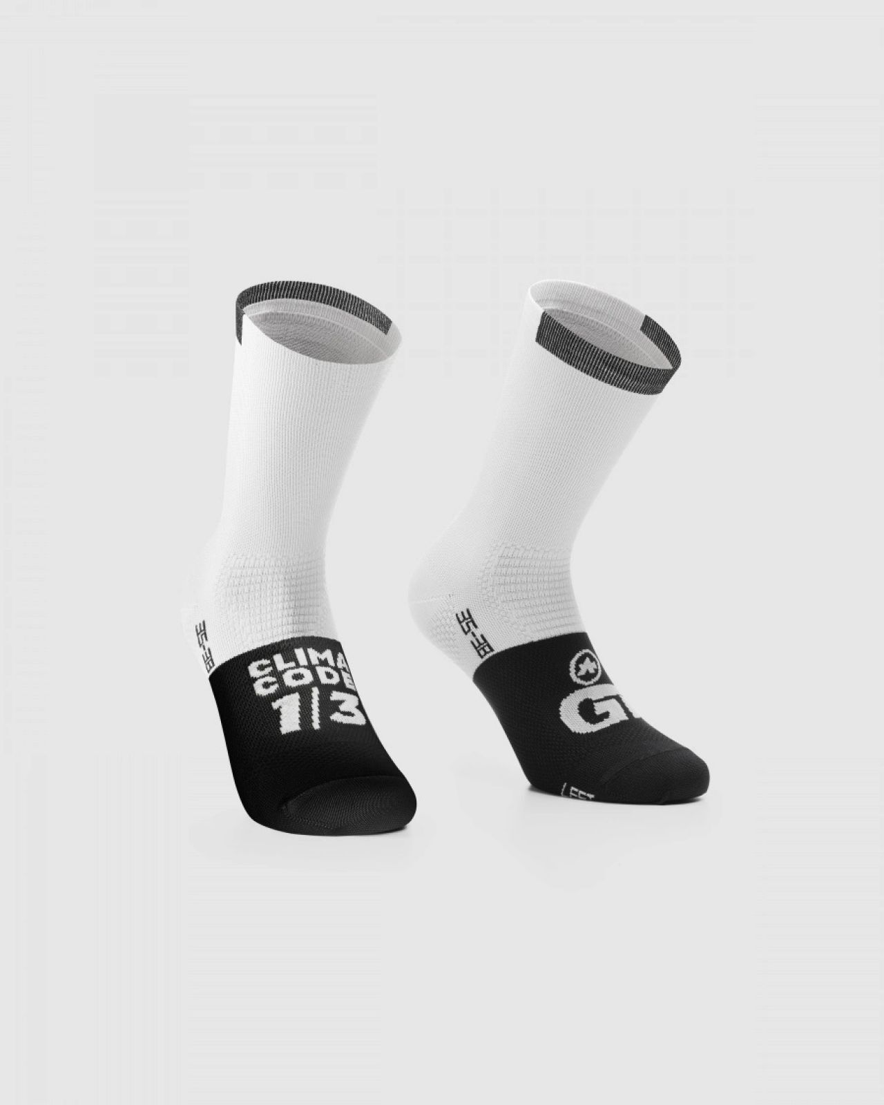 ASSOS GT SOCKS C2 HOLY WHITE Soquettes vélo Assos