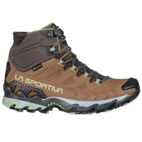 LA SPORTIVA ULTRA RAPTOR II MID LEATHER GTX TAUPE ET SAGE  Chaussure de randonnée pas cher