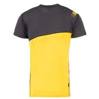 LA SPORTIVA LIMITLESS T SHIRT BLACK YELLOW Tee shirt running homme pas cher