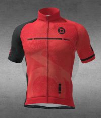 MINOTOR  MAILLOT INFINITE ROUGE  Maillot vélo pas cher