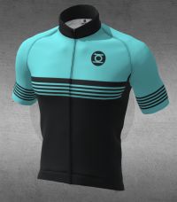 MINOTOR  MAILLOT INFINITE VERT  Maillot vélo pas cher