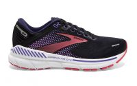 BROOKS ADRENALINE GTS 22 BLACK PURPLE CORAL Chaussures de running brooks pas cher