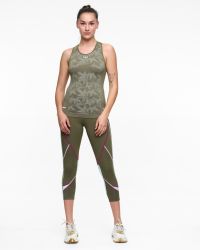 KARI TRAA BUTTERFLY TOP TWEED Débardeur running pas cher