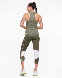 KARI TRAA BUTTERFLY TOP TWEED Débardeur running pas cher