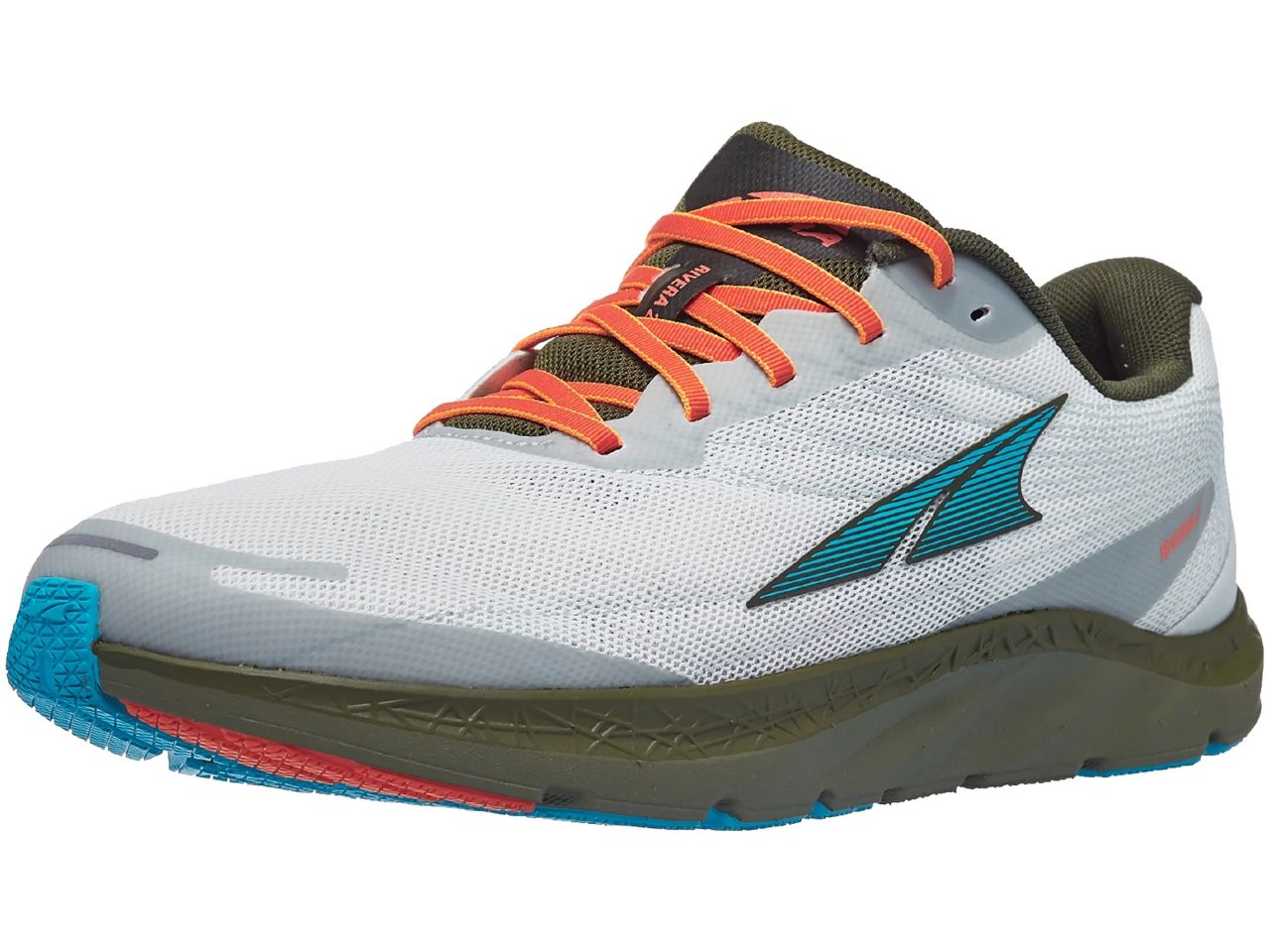 ALTRA RIVERA 2 BLANCHE ET VERTE Chaussures de running  foulée naturelle