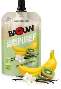 BAOUW PUREE BANANE KIWI VANILLE 90G Compote  énergetique