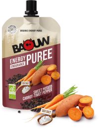 BAOUW  PUREE SALEE PATATE DOUCE CAROTTE POIVRE TIMUT 90G Compote  énergetique