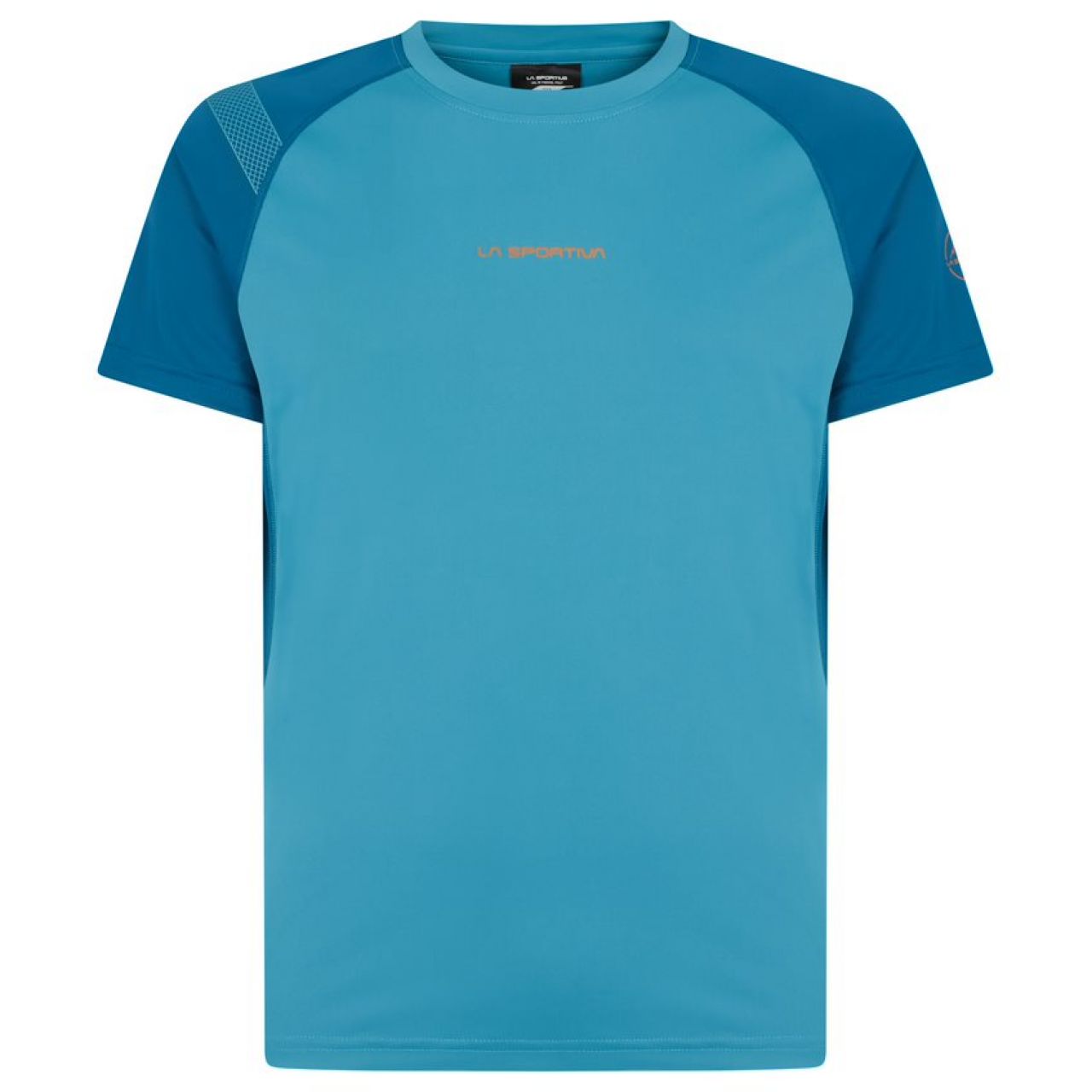 LA SPORTIVA MOTION T SHIRT TOPAZ ET SPACE BLUE Tee shirt running homme