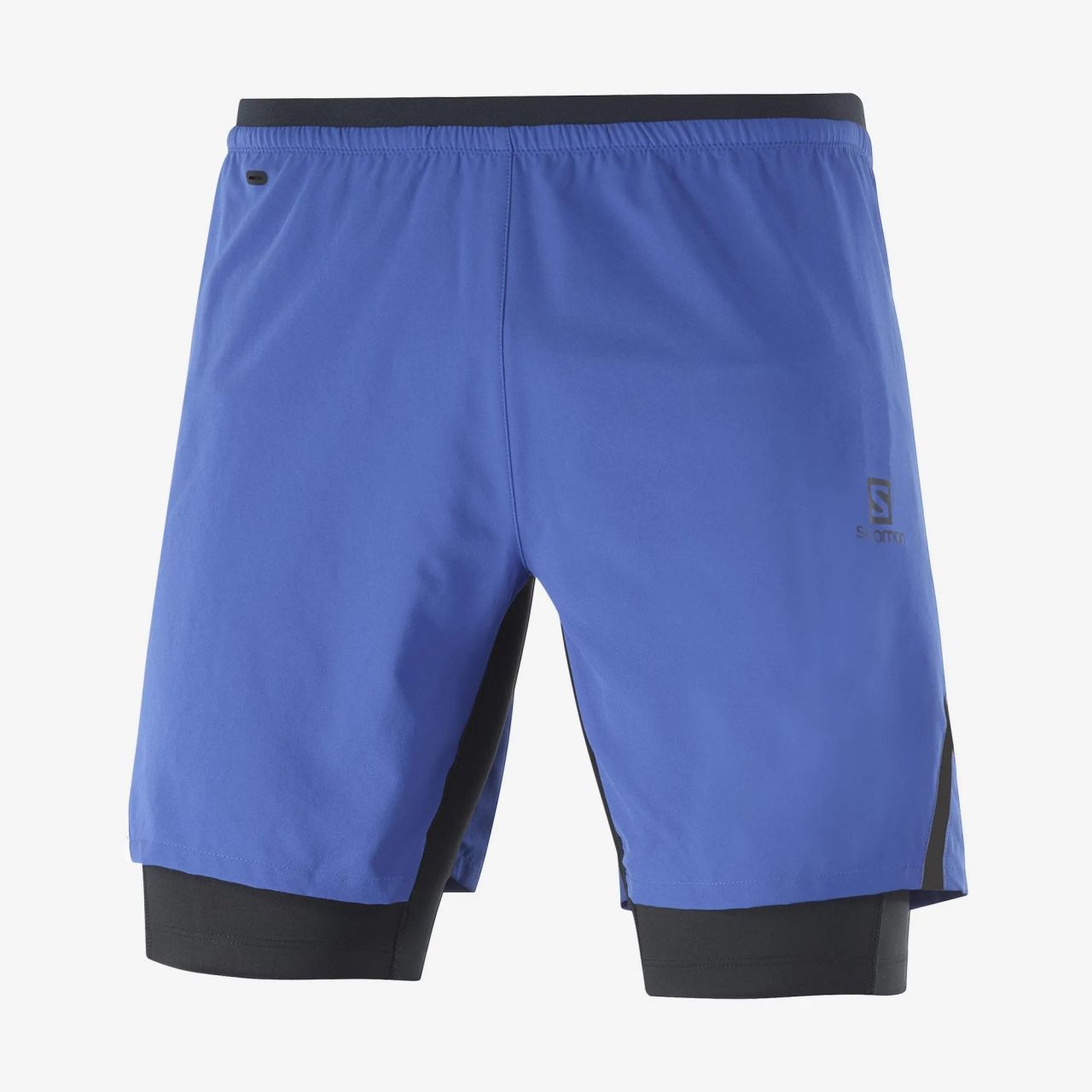SALOMON CROSS TWINSKIN SHORT NAUTICAL BLUE Short Running 2 en 1