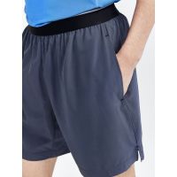 CRAFT CHARGE SHORT 2 EN 1 ASPHALT Short Running homme pas cher