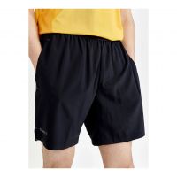 CRAFT CHARGE SHORT 2 EN 1 NOIR Short Running homme pas cher