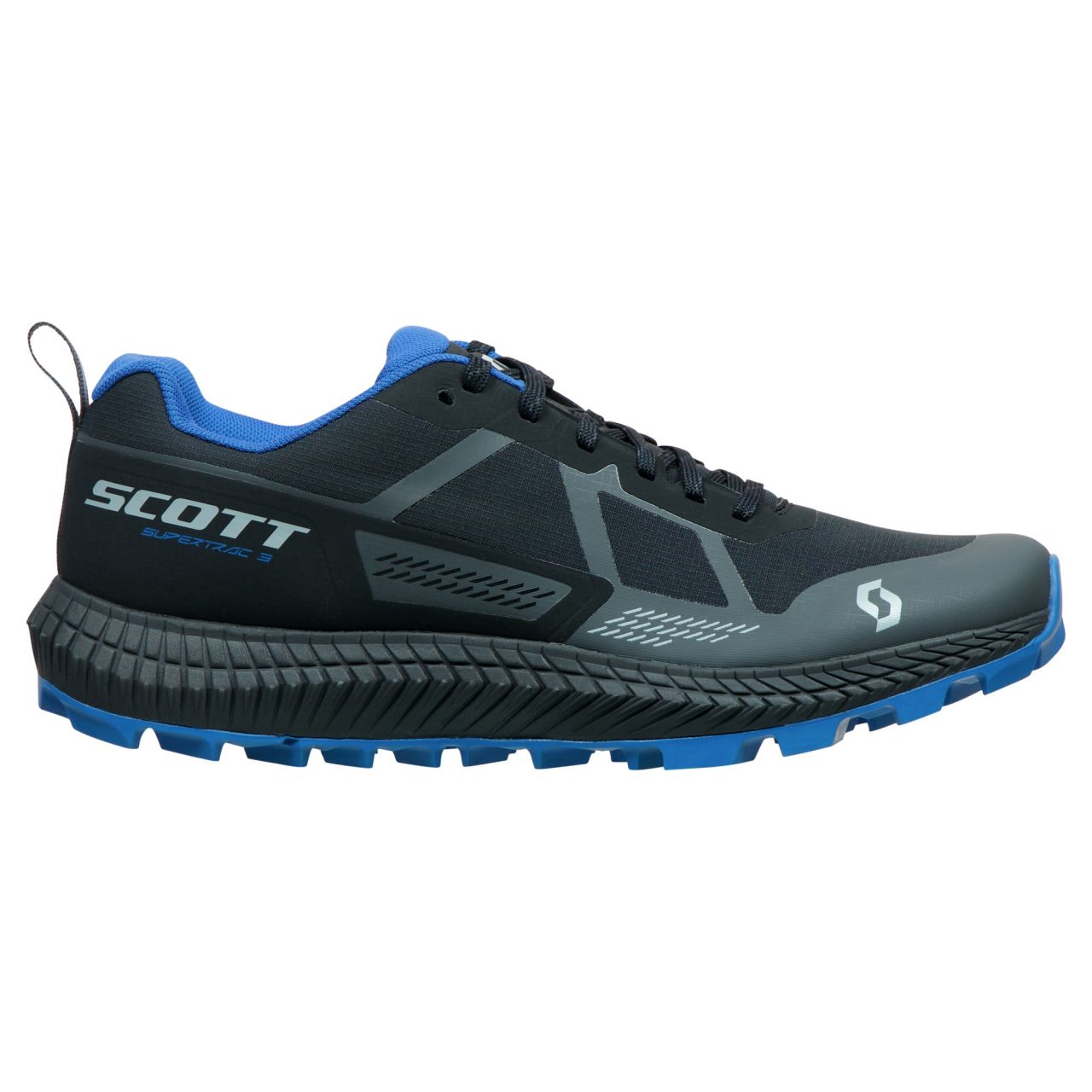 SCOTT SUPERTRAC 3 BLACK ET STORM BLUE Chaussures de Trail