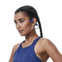 SHOKZ CASQUE BLUETOOTH OPENRUN  A CONDUCTION OSSEUSE BLEU pas cher