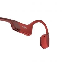 SHOKZ CASQUE BLUETOOTH OPENRUN  A CONDUCTION OSSEUSE ROUGE pas cher