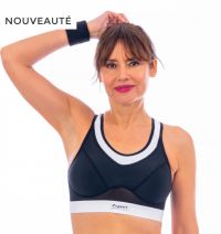 ZSPORT BRASSIERE BOLERO NOIRE ET BLANCHE Brassière Femme pas cher