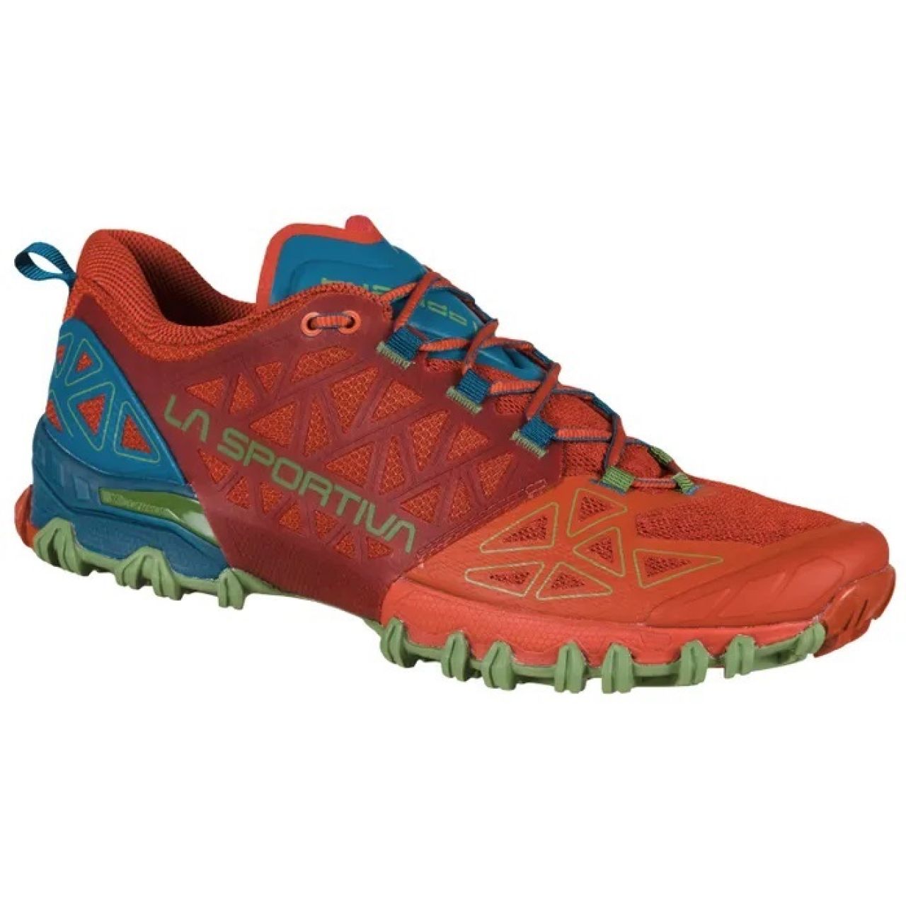 LA SPORTIVA BUSHIDO 2 SAFFRON ET KALE  chaussure de  trail