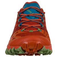 LA SPORTIVA BUSHIDO 2 SAFFRON ET KALE  chaussure de  trail pas cher