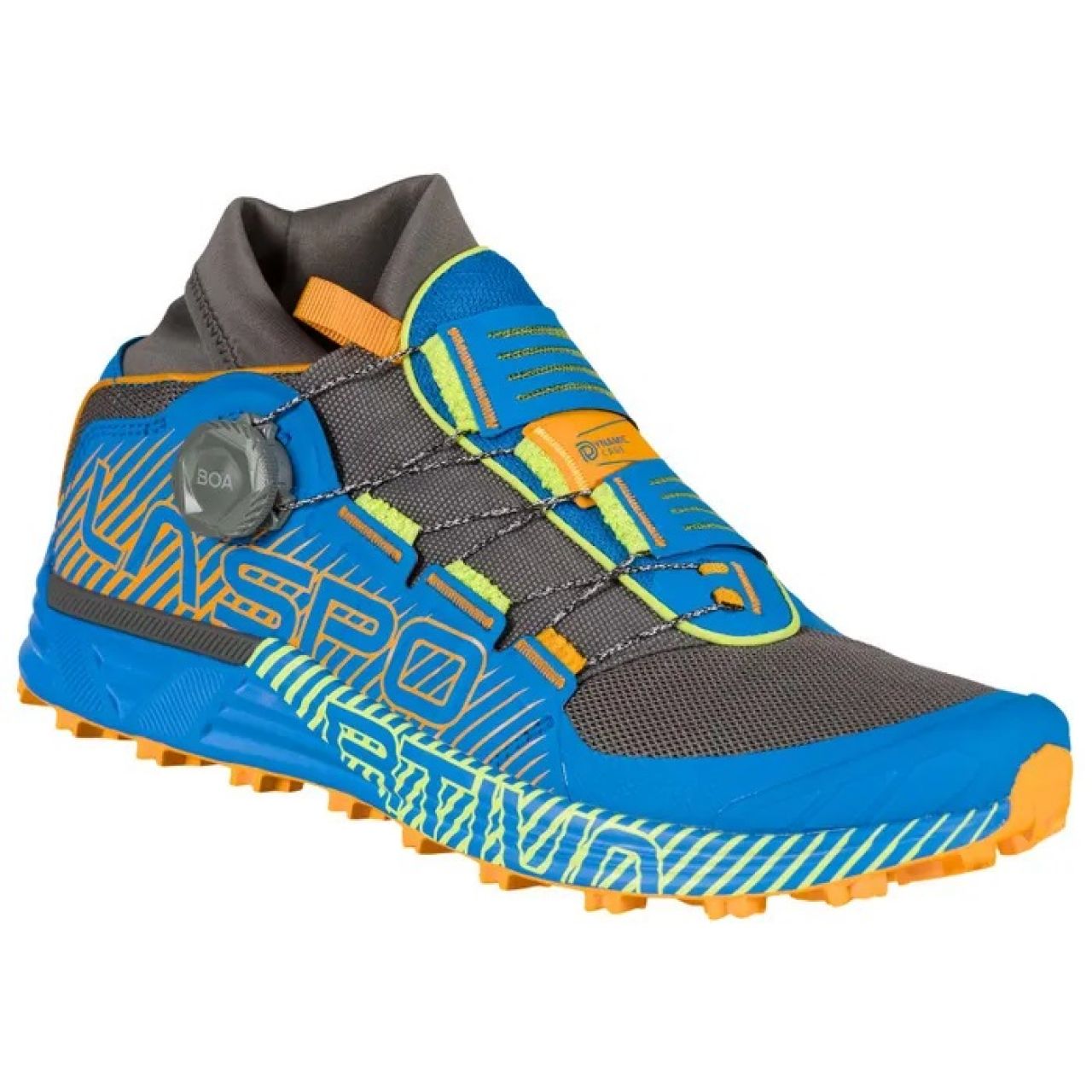LA SPORTIVA CYCLON METAL ET ELECTRIC BLUE chaussure de  trail