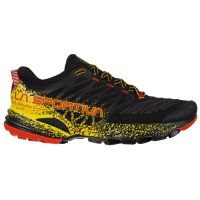 LA SPORTIVA  AKASHA II  BLACK YELLOW Chaussures de  trail pas cher