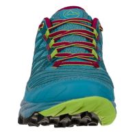 LA SPORTIVA  AKASHA II TOPAZ ET RED PLUM  Chaussures de  trail pas cher