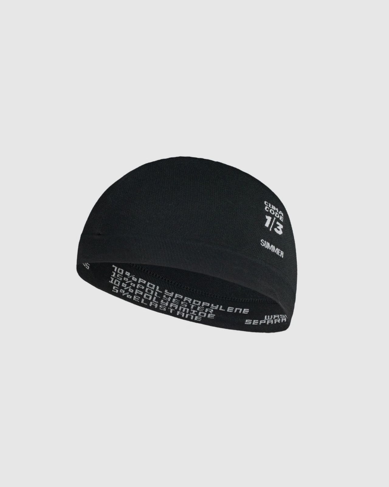 ASSOS ROBO FOIL G2 BLACK SERIE Sous casque été