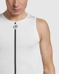 ASSOS SUMMER NS SKIN LAYER HOLY WHITE Sous vetement technique été pas cher